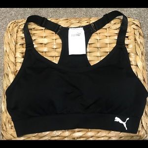 Black Puma Sports bra